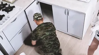 Watching my fiance fucking the plumber. This is cool. ALINARAI