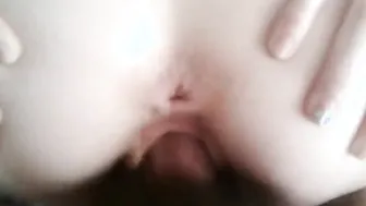 Stepsister fucks with her stepbrother while dad is at work