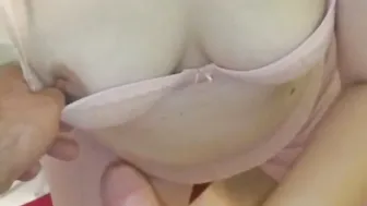 Nice Boobs porn video – Ejeculation on melons and bra