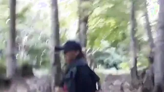 Outdoor Rough porn video – Traveling and sex on a mountain