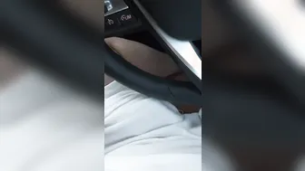 Dyke Step Milf give Step Son Hand Job inside Vehicle