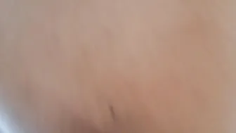 Cream Filled her Vagina into the Kitchen... while her Hubby inside the Shower 