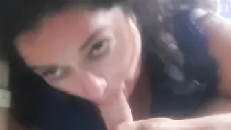 My Wifey Deeptheoat Facial Jizzed my Friend