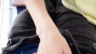 Slutty Blonde 19 Yo Riding a Penis into Crowded Outdoors Park