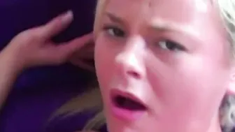 Big Boobed Bree keeps her heels on as she getting fuck