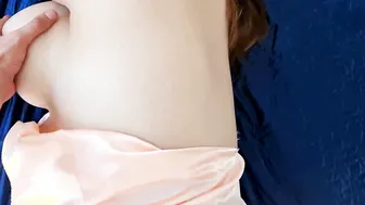 Pleased Big Tit Gf with his Cock