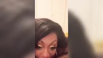 Sucking Off long thick big black dick