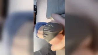 My Bombshell Coach inside Ass Shorts Decided she Wanted a Protein Shake after her Workout