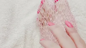 Hips Boobs Ass Vagina and Toes Pose with Adorable Socks On