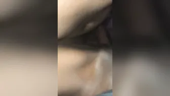 Side See Stroking that Leaking Booty Twat