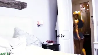 Creepy Brother Peter Green Stalks his Adorable Step Sister Natalia Starr