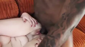 Stud Rome Major Fucks Her Roomies Thick Legged Sister On The Couch