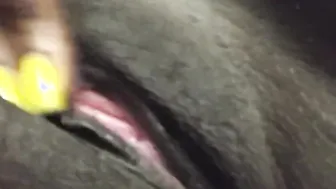 African Cunt Play before Bed……
