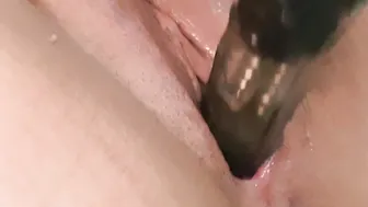 Twat Play Squirting with my BBD