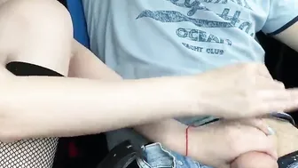 I persuaded a hoe to suck me inside the vehicle for cash