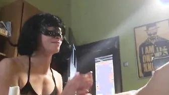Head and cowgirl riding - our sponta point of view recording fail