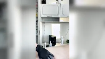 Waxing a man with a gigantic cock I just wanted
