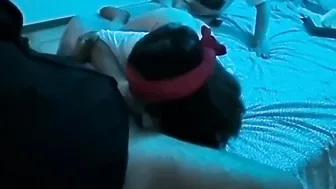 Naomi takes a strangers dick while her bf touches he