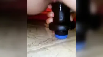 having fun babe with my sex toy