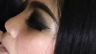 Adorable inked Thai 18 yo give me a sexual fellatio