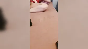 Step Cougar Stayed at Step Son Home and he Cum in her Vagina after Plowed
