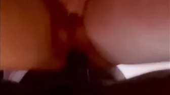 Taking Ebony Dick Deep into her Vagina. HARD FUCKING