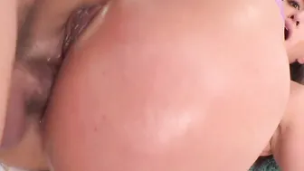Blonde Harmony Rivers Getting Her Asshole Boned By A Gigantic