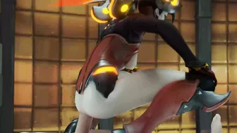 Devil Mercy Struggles to take it all up the Butt