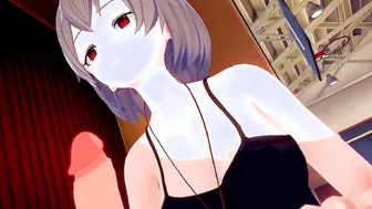 COACH CARESSED a GIGANTIC COCK INSIDE THE GYM: 3D Cartoon Missionary