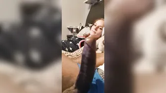 I STROKE INTO FRONT HER