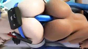 【MMD R-18 year old SEX DANCE】HOT GIGANTIC SEX TOY DYKE MASTURBATION ネスビックセックス [MMD]