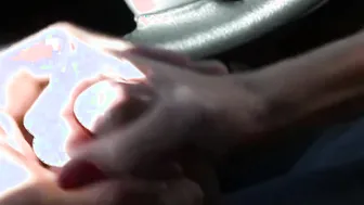 Head with Cum inside Vehicle
