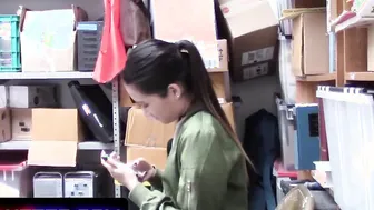 eastern Hottie Jade Noir Caught Stealing And Punished