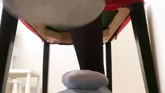 SHE TEASINGS YOU WITH HER HOT FOOT