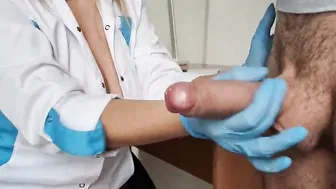 Cutie Nurse Touches my Gigantic Dick / Aleksskseny /4k - 60fps