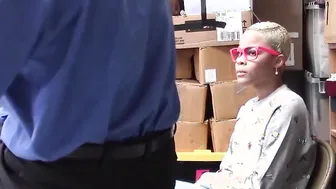 Black Teenage Thief Gets Fucked By Cop In Public Restroom