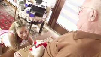 Grandpa Mireck Bangs Adorable 18yo women