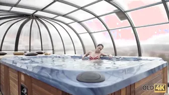 Old4k porn video – OLD4K. Tender Sex inside Jacuzzi