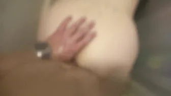 Marie getting banged inside the shower