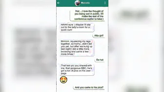 Whatsapp Texts from Hotwife bbc Encounter