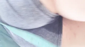 Nerdy Faerys Hiking PISSING Desperation causes LEAKING Underwear