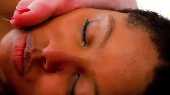Dyke Sex fight - Strong Mulatto Girl defeated by Small Blonde