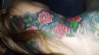 Blonde Vanessa Inked and Inked MMA Fighter Allan Guerra Gomes Complete and