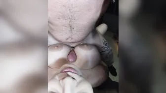 Gets my Gigantic Fake Boobs Pounded