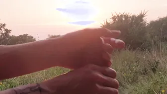Sunset Oral Sex . Studland Dorset UK
