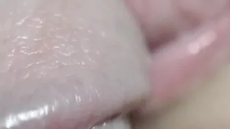 Close up edging oral sex