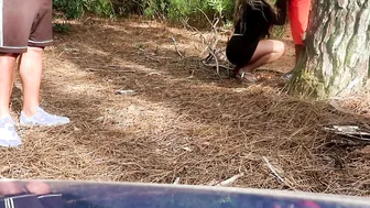 Real Amateur EX-WIFE gets a FACIAL of a STRANGER inside a OUTDOOR RISKY PLACE ( CUCKOLD BOY WATCHING)
