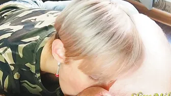 Great Slim Women with Huge Lips Blows Penis and Blows Nuts SlimMilfHoles