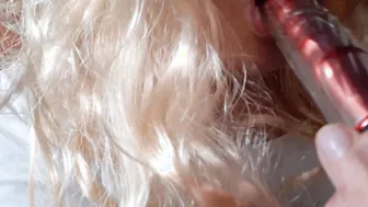 A Sex Toy inside the Mouth.