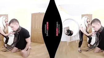 RealityLovers - Blonde cougar dominatrix inside VR